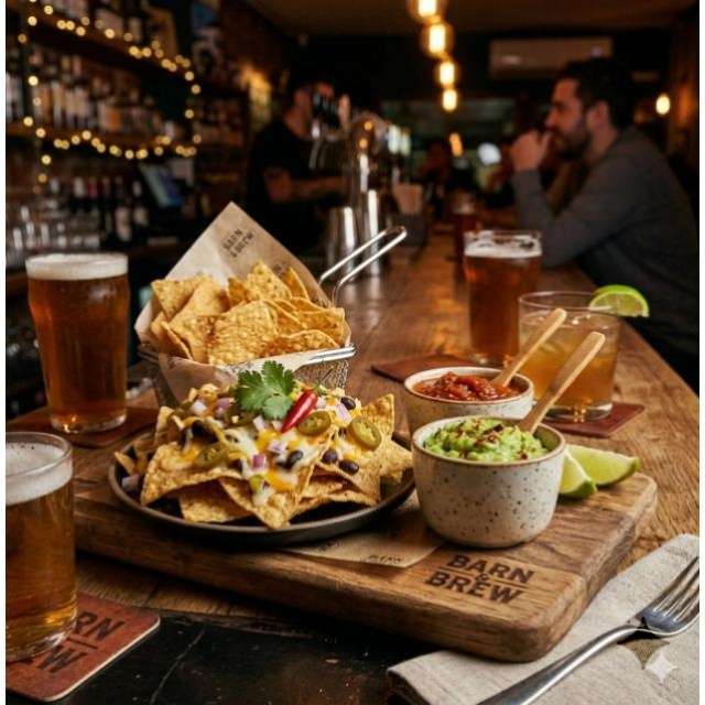 Nachos en Bar de Miraflores Peru