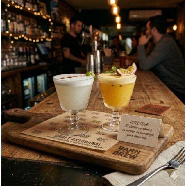 Pisco Sour en Bar Miraflores